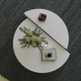 Hanah Home Podium - Mesa de centro Blanca